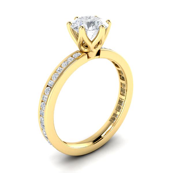 Jayla in 18k Yellow Gold — view 3