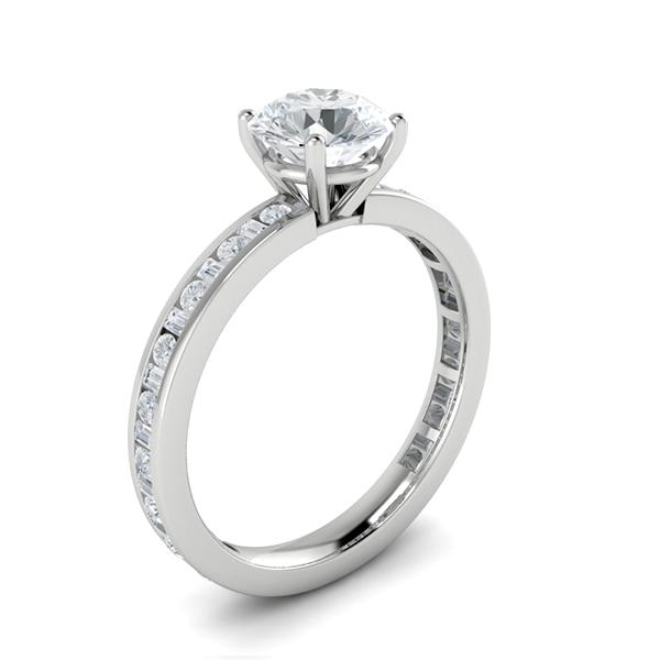 Linda in 18k White Gold — view 2