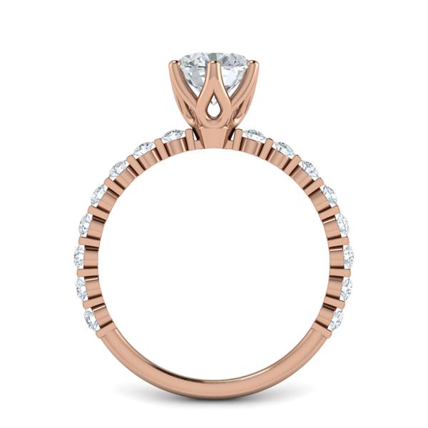 Verity in 18k Rose Gold — view 2