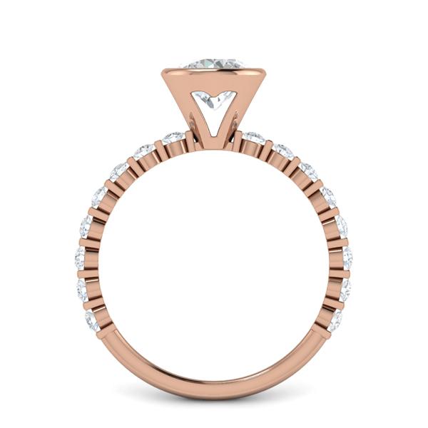 Stacy in 18k Rose Gold — view 2