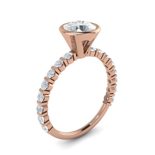 Stacy in 18k Rose Gold — view 3
