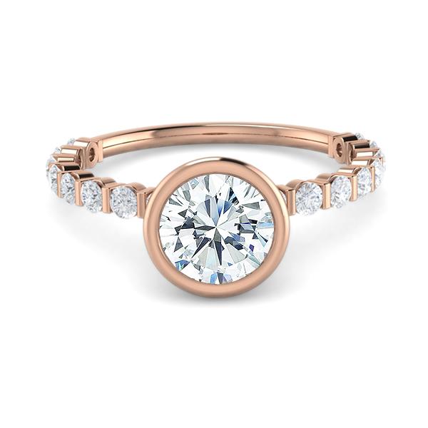Stacy in 18k Rose Gold