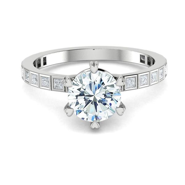 18k White Gold