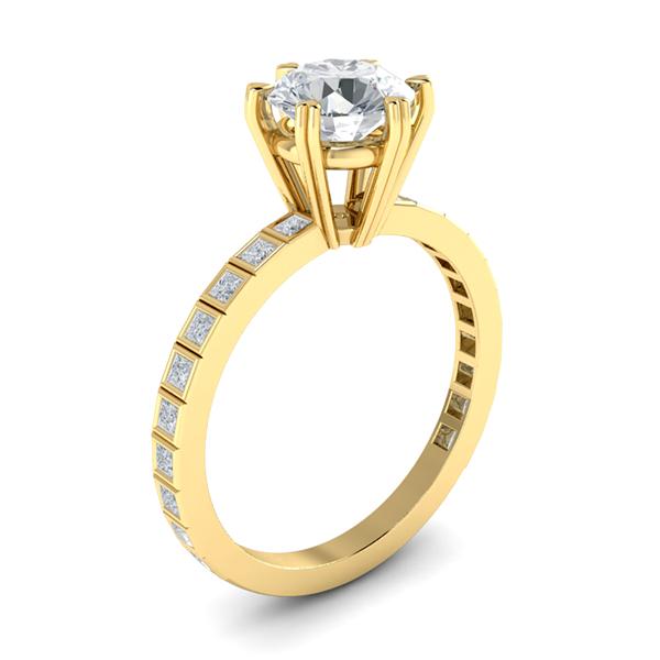 Sasha in 18k Yellow Gold — view 3