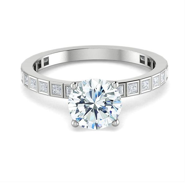18k White Gold