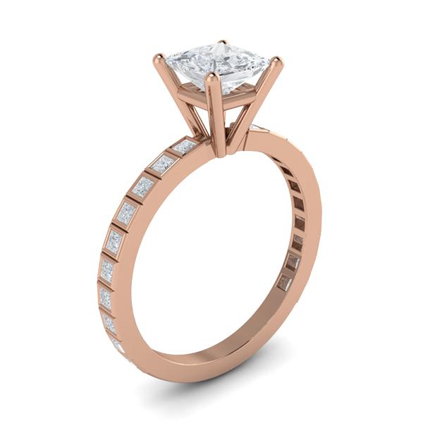 Skylar in 18k Rose Gold — view 3