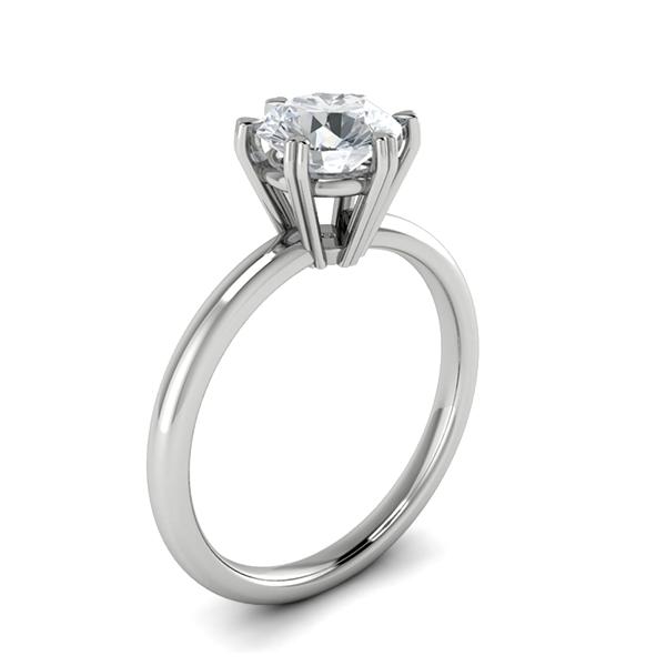 Cate in 18k White Gold — view 3