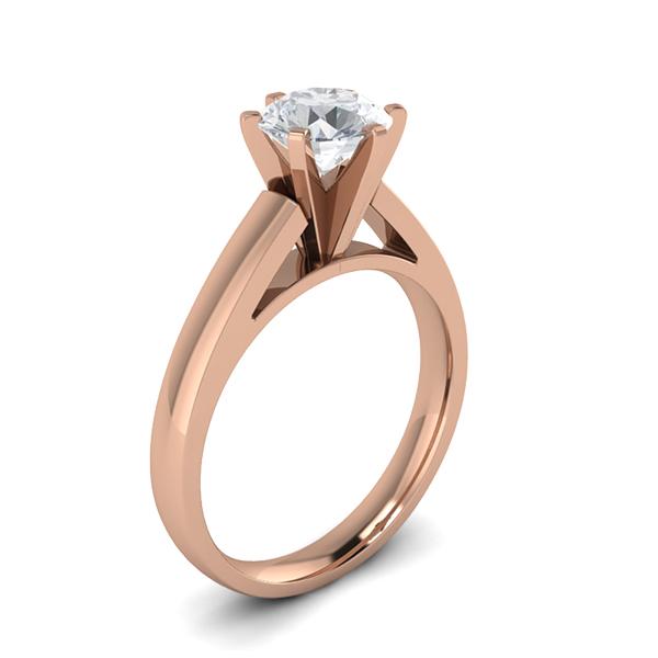 Trista in 18k Rose Gold — view 3