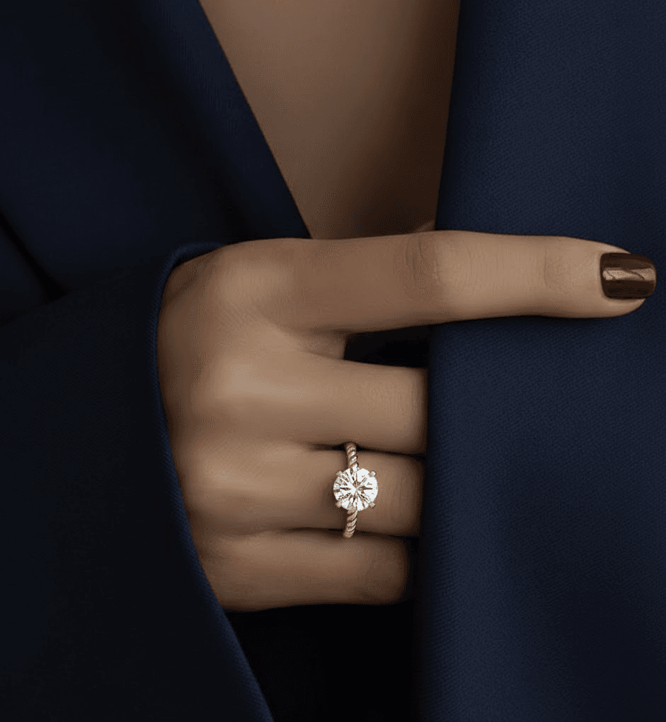 Liara in 18k White Gold — view 5