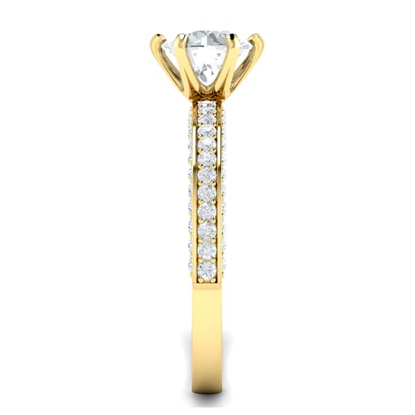 Maira in 18k Yellow Gold — view 4