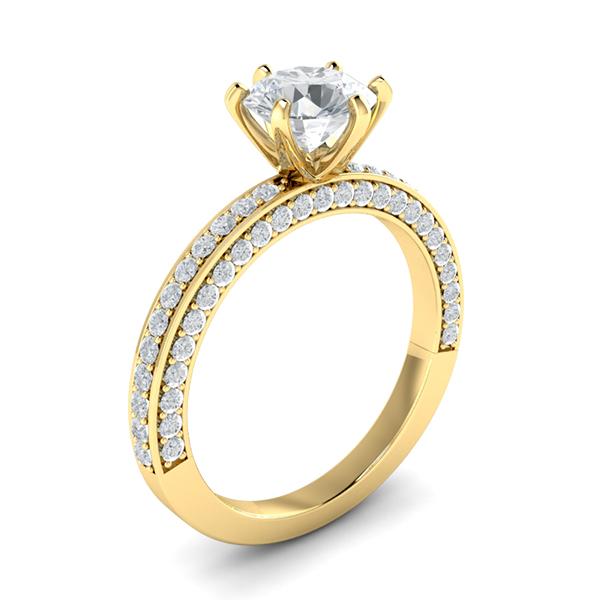Maira in 18k Yellow Gold — view 3