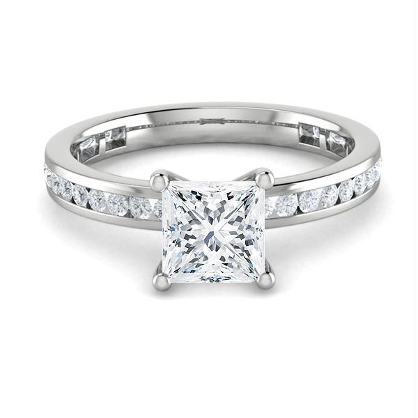 18k White Gold