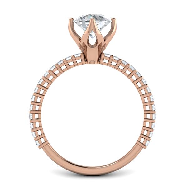 Beth in 18k Rose Gold — view 2