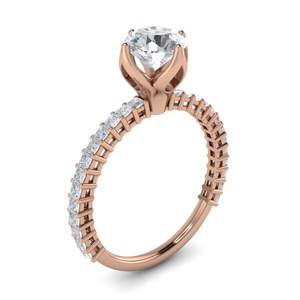 Beth in 18k Rose Gold — view 3