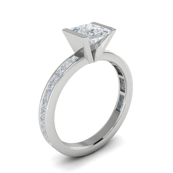 Bria in 18k White Gold — view 3