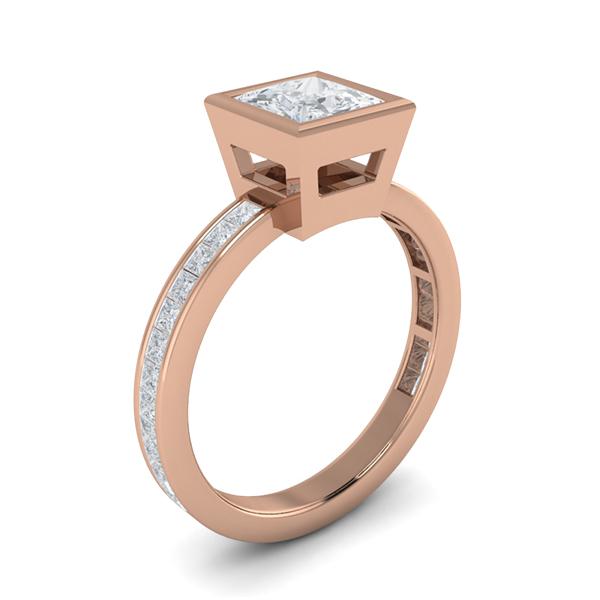 Aria in 18k Rose Gold — view 3