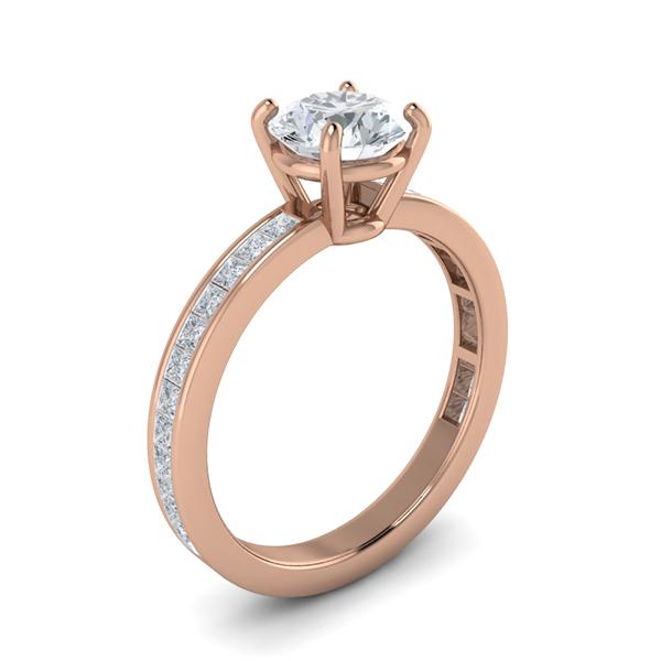 Cayla in 18k Rose Gold — view 3
