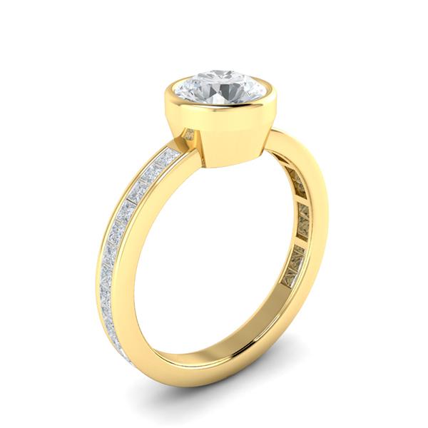Emelia in 18k Yellow Gold — view 3