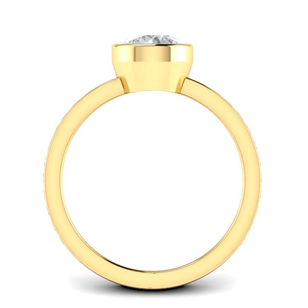 Emelia in 18k Yellow Gold — view 2