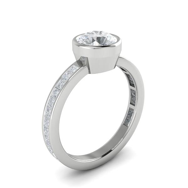 Emelia in 18k White Gold — view 3