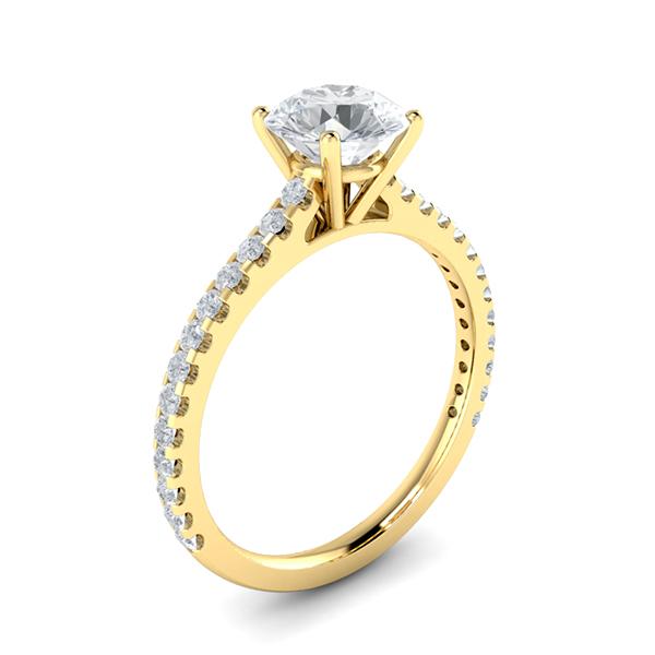 Danika in 18k Yellow Gold — view 3