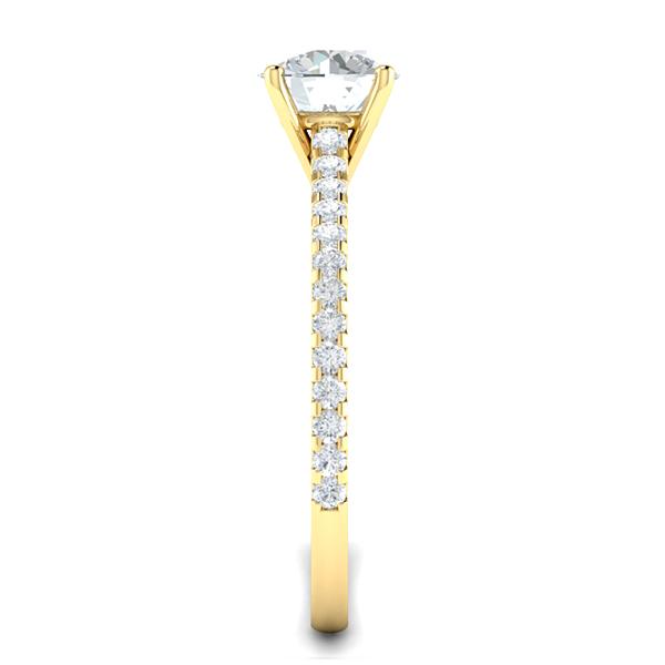 Danika in 18k Yellow Gold — view 4