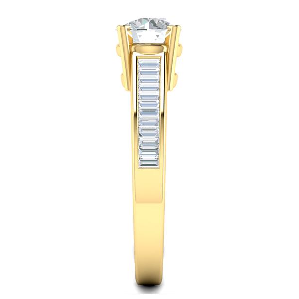 Trina in 18k Yellow Gold — view 3