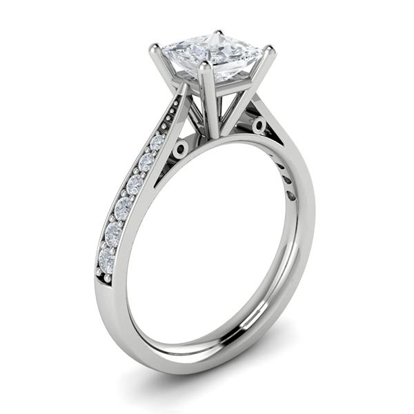 Regan in 18k White Gold — view 3