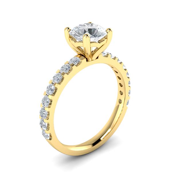 Alberta in 18k Yellow Gold — view 3