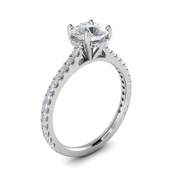 Blossom in 18k White Gold — view 3