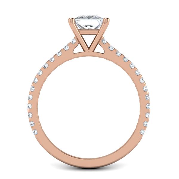 Belle in 18k Rose Gold — view 2