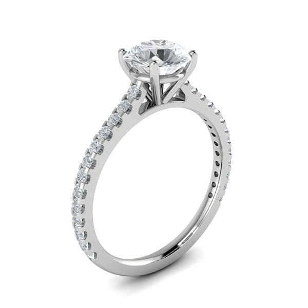 Dasia in 18k White Gold — view 3