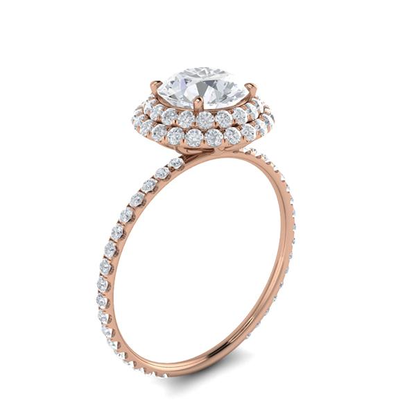 July in 18k Rose Gold — view 3