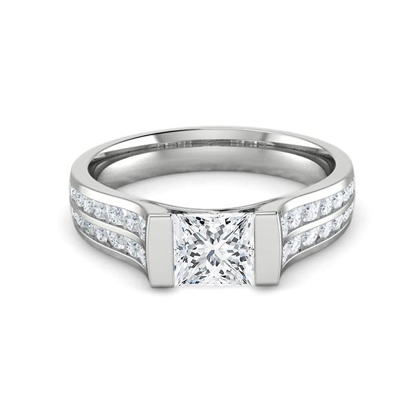 Indira in 18k White Gold