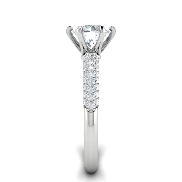 Jen in 18k White Gold — view 4