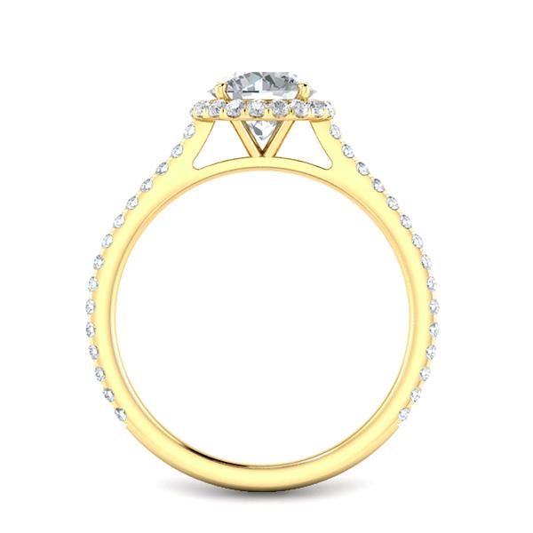 Tonya in 18k Yellow Gold — view 2