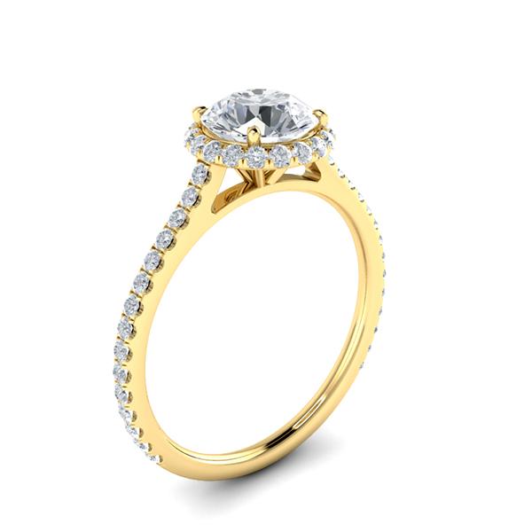 Tonya in 18k Yellow Gold — view 3