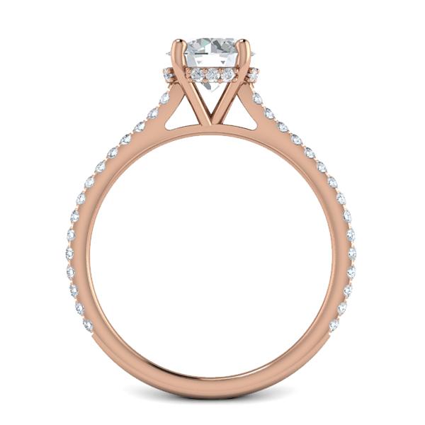 Zali in 18k Rose Gold — view 2