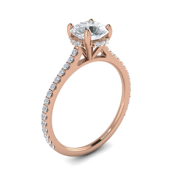 Zali in 18k Rose Gold — view 3