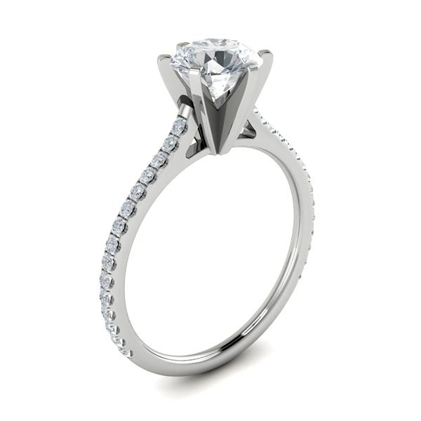 Sable in 18k White Gold — view 3