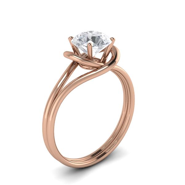 Zoya in 18k Rose Gold — view 3