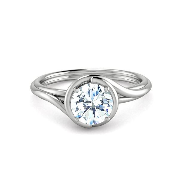 Tatiana in 18k White Gold
