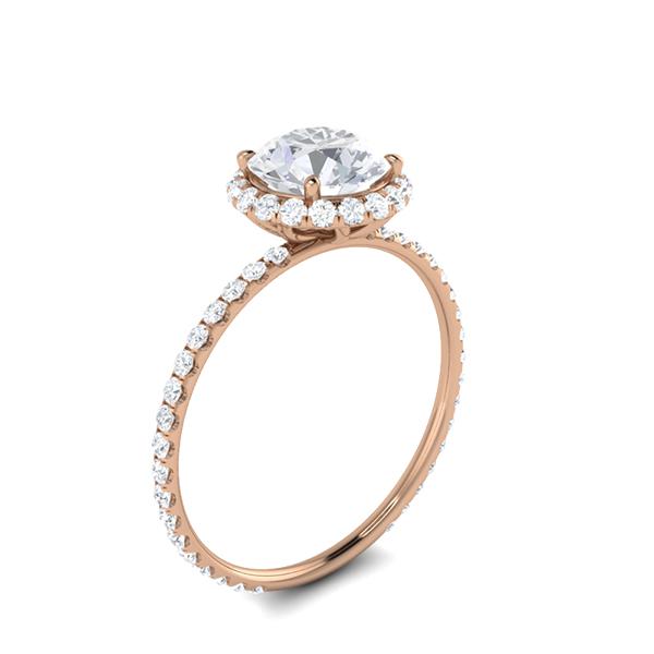 Katrina in 18k Rose Gold — view 3