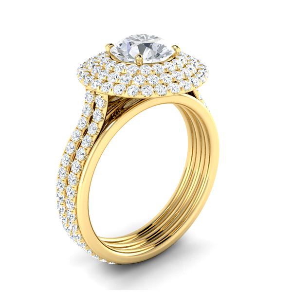 Connie in 18k Yellow Gold — view 3