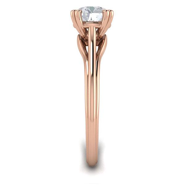 Princess in 18k Rose Gold — view 4
