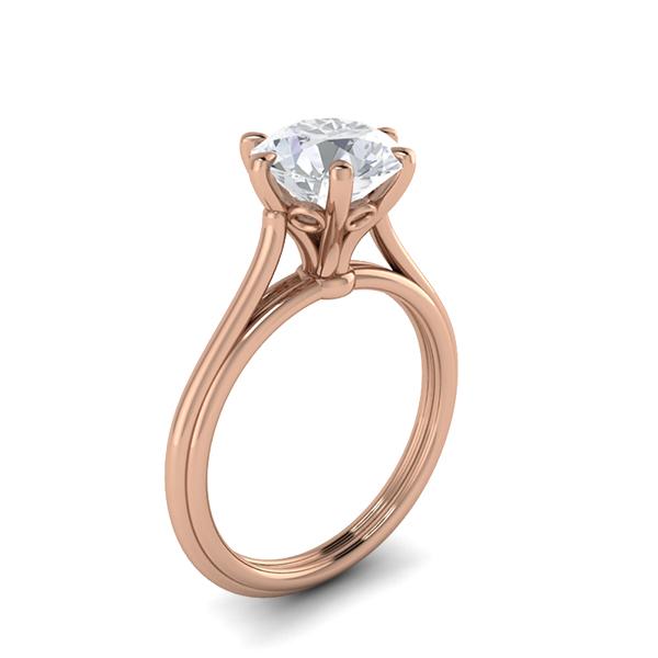 Zena in 18k Rose Gold — view 3
