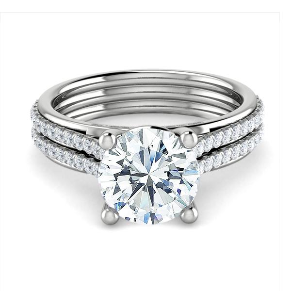 18k White Gold