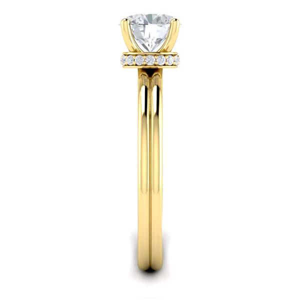 Brittney in 18k Yellow Gold — view 4