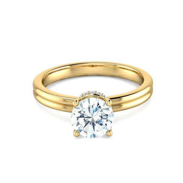 Brittney in 18k Yellow Gold