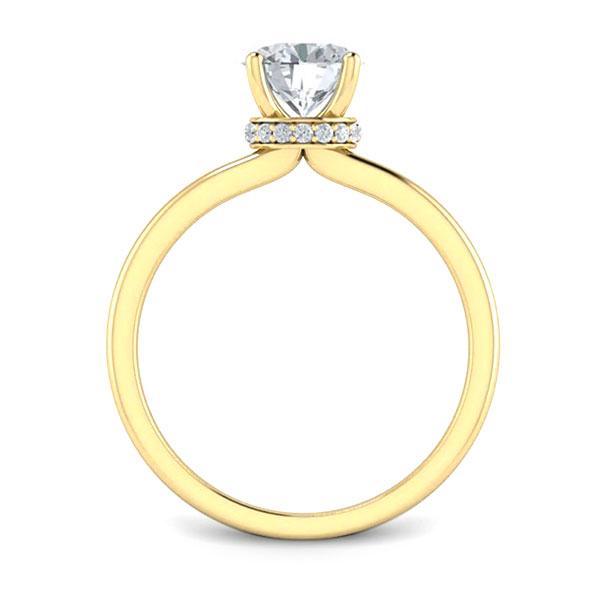 Brittney in 18k Yellow Gold — view 2